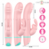 INTENSE - STIMOLATORE E VIBRATORE ROTANTE ALVIN RABBIT + OSCILLANTE