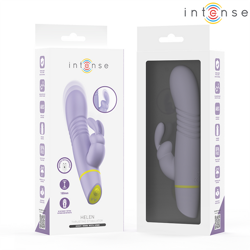 INTENSE - STIMOLATORE E VIBRATORE A SPINTA HELEN RABBIT