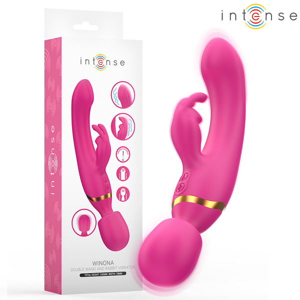 INTENSE - WINONA DOPPIO VIBRATORE RABBIT E BACCHETTA