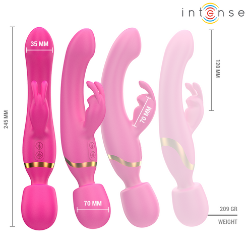 INTENSE - WINONA DOPPIO VIBRATORE RABBIT E BACCHETTA