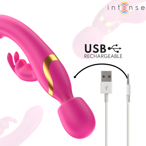 INTENSE - WINONA DOPPIO VIBRATORE RABBIT E BACCHETTA