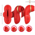 INTENSE - STIMOLATORE PATTY CON 4 TESTINE, ASPIRAZIONE, COLPIMENTO, SOLLETICO E LECCA