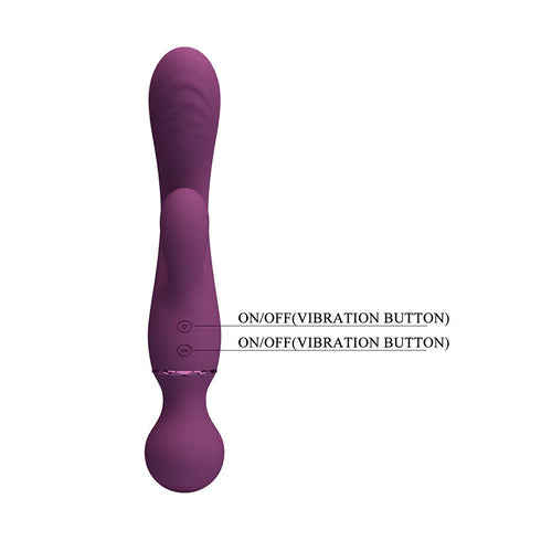 PRETTY LOVE - VIBRATORE PUNTO G VIOLA TUTTOFARE