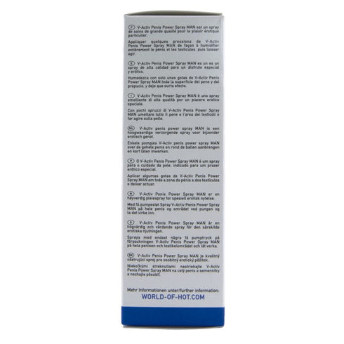 HOT - V-ACTIV PENIS POWER SPRAY PER UOMO 50 ML