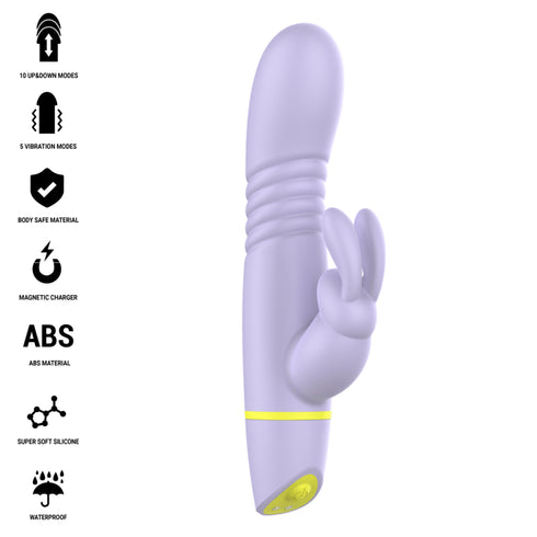 INTENSE - STIMOLATORE E VIBRATORE A SPINTA HELEN RABBIT