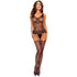 PASSION - BS119 BODYSTOCKING FLOREALE NERO