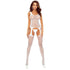 PASSION - BS122 BODYSTOCKING BIANCO APERTO