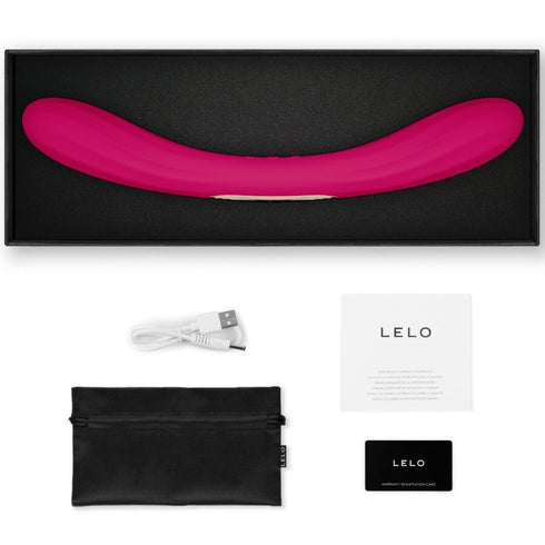 LELO - BOOMERANG VIBRATORE A DOPPIA ENDA CERISE
