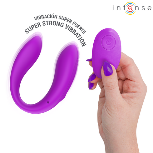 INTENSE - NORA STIMOLATORE VIBRANTE A MORSETTO VIOLA