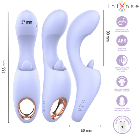 INTENSE - ANYA STIMOLATORE DI VIBRAZIONE E MOVIMENTO MULTIFUNZIONE
