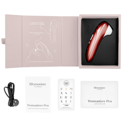 WOMANIZER - STIMOLATORE CLITORIDEO PRO VIBRANTE BORDEAUX