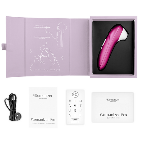 WOMANIZER - STIMOLATORE CLITORIDEO PRO VIBRANTE ROSA