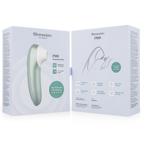 WOMANIZER - STIMOLATORE CLITORIDEO PRO VIBRANTE VERDE SALVIA