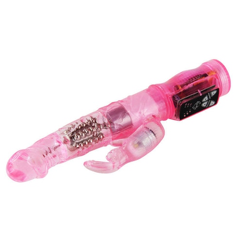 BAILE - MINI ROTATORE RABBIT ROSA CON SUPERSTIMOLATORE