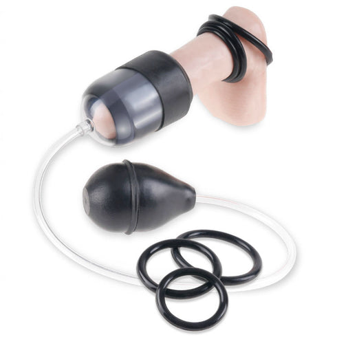 FETISH FANTASY SERIES - SERIE DI GHIANDOLE ASPIRANTI CON ANELLI POTENZIANTI