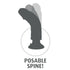 KING COCK - DILDO VIBRANTE CON TESTICOLI 25.5 CM COLORE NATURALE