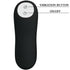 PRETTY LOVE - PLUG ANALE IN SILICONE EXTRA STIMOLAZIONE E 12 MODALIT DI VIBRAZIONE NERO