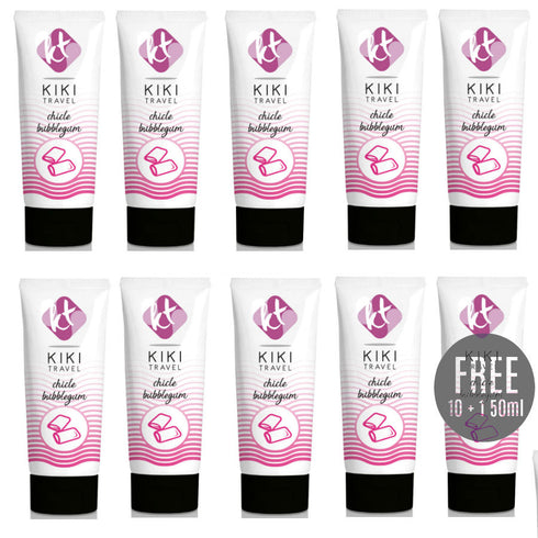 KIKÍ TRAVEL - LUBRIFICANTE GUSTO GUM 50ML 10+1 IN OMAGGIO