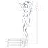 PASSION - WOMAN BS017 BODYSTOCKING BIANCO TAGLIA UNICA