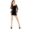PASSION - WOMAN BS025 BODYSTOCKING ABITO NERO STILE TAGLIA UNICA