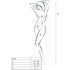 PASSION - WOMAN BS032 BODYSTOCKING ROSSO TAGLIA UNICA