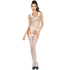 PASSION - WOMAN BS038 BODYSTOCKING BIANCO TAGLIA UNICA