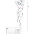 PASSION - WOMAN BS036 BODYSTOCKING BIANCO TAGLIA UNICA
