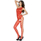 PASSION - WOMAN BS036 BODYSTOCKING ROSSO TAGLIA UNICA