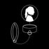 FETISH SUBMISSIVE - COLLANA A CATENA CON FODERA IN NOPRENE