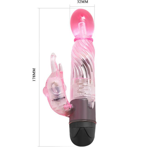 BAILE - REGALATI UN TIPO DI VIBRATORE AMANTE CON RABBIT ROSA 10 MODALIT