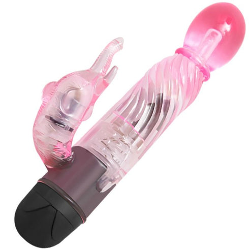 BAILE - REGALATI UN TIPO DI VIBRATORE AMANTE CON RABBIT ROSA 10 MODALIT