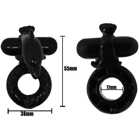 BAILE - SWEET RING ANELLO CON STIMOLATORE CLITORIDEO DELFINO