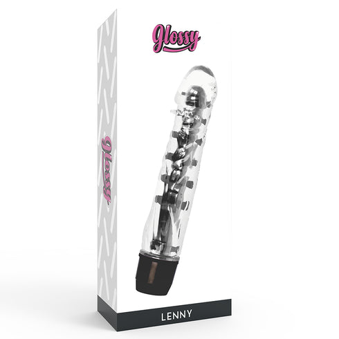 GLOSSY - LENNY VIBRATORE NERO