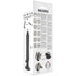 BASECOCK - VIBRATORE REALISTICO TELECOMANDO NERO 20 CM -O- 4 CM