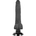BASECOCK - VIBRATORE REALISTICO BASECOCK 2-1 NERO 18.5 CM -O- 4 CM