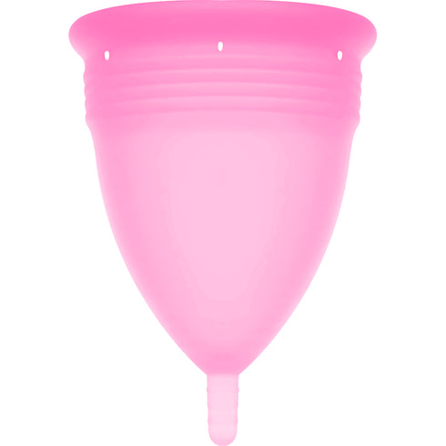 STERCUP - COPPA MESTRUALE IN SILICONE FDA ROSA - TAGLIA S