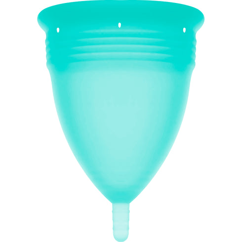 STERCUP - COPPA MESTRUALE IN SILICONE FDA ACQUAMARINA - TAGLIA S