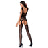PASSION - DONNA BS062 BODYSTOCKING NERO TAGLIA UNICA