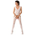 PASSION - WOMAN BS046 BODYSTOCKING BIANCO TAGLIA UNICA