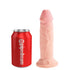 KING COCK - DILDO TRIPLA DENSIT 15 CM
