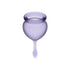 SATISFYER - COPPA MESTRUALE FEEL GOOD VIOLA 15 + 20 ML