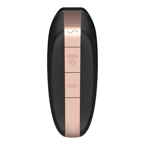 SATISFYER - STIMOLATORE E VIBRATORE TRIANGOLO LOVE NERO