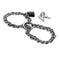 METAL HARD - MANETTE CON CATENA IN ACCIAIO INOSSIDABILE.