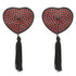 COQUETTE CHIC DESIRE - COPRI CAPEZZOLI CUORE NERO / ROSSO