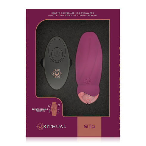 RITHUAL - SITA EGG TELECOMANDO ROTAZIONE PERLINE + VIBRAZIONE