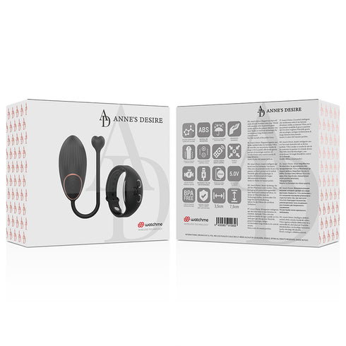 ANNE'S DESIRE - EGG TECNOLOGIA DI CONTROLLO REMOTO WATCHME NERO
