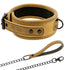 FETISH SUBMISSIVE ORIGIN - COLLANA A CATENA RIVESTITA IN NEOPRENE