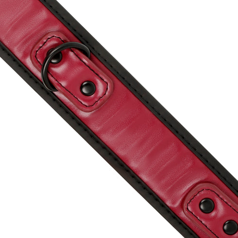 FETISH SUBMISSIVE DARK ROOM - COLLANA A CATENA CON FODERA IN NEOPRENE