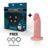 ROCKARMY - IMBRACATURA + DILDO REALISTICO TIGRE A DOPPIA DENSIT 14 CM -O- 4.46 CM