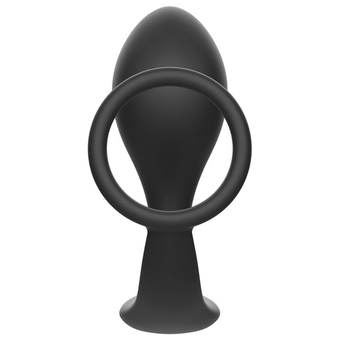 ADDICTED TOYS - PLUG ANALE CON ANELLO IN SILICONE NERO